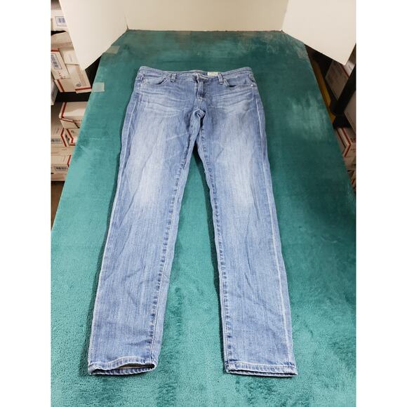 Adriano Goldschmied Jeans Size 28 Womens Blue Ladies Mid Rise Legging Ankle - Picture 2 of 13